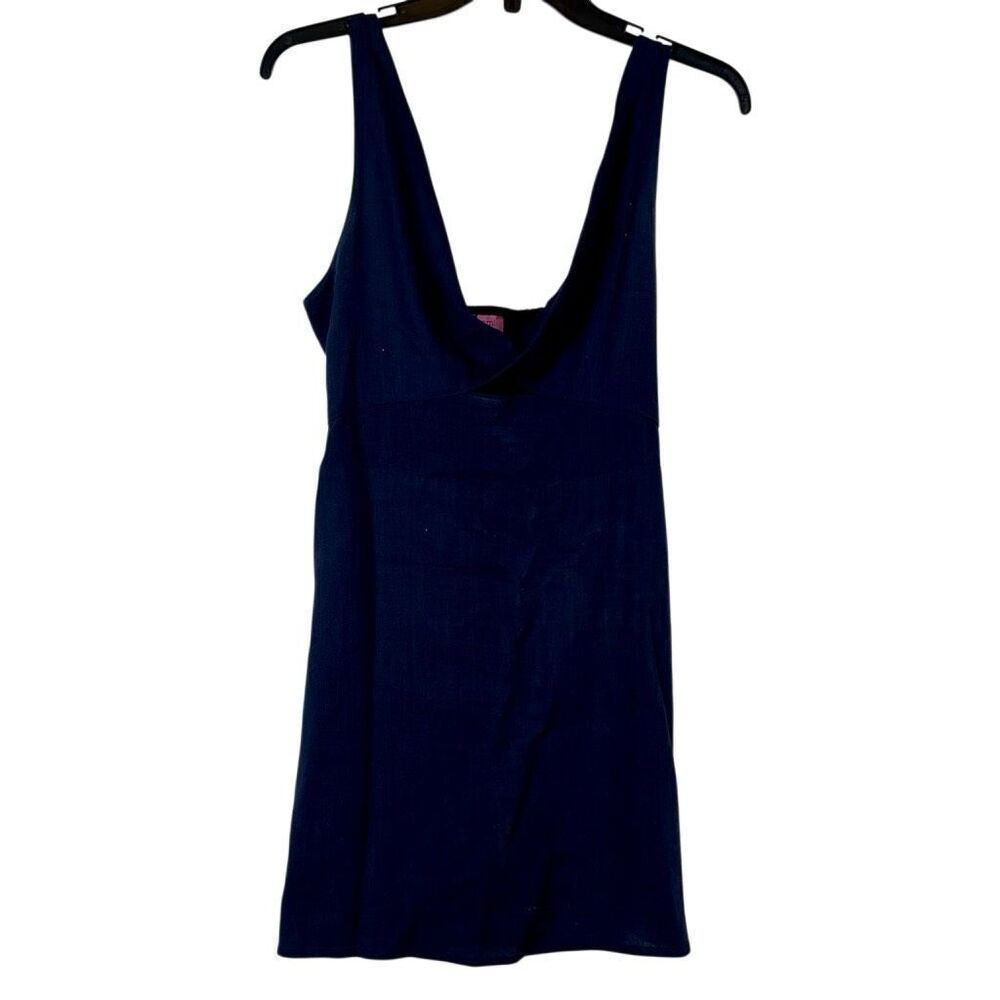 Miami Mini Navi Cut Out Dress Medium